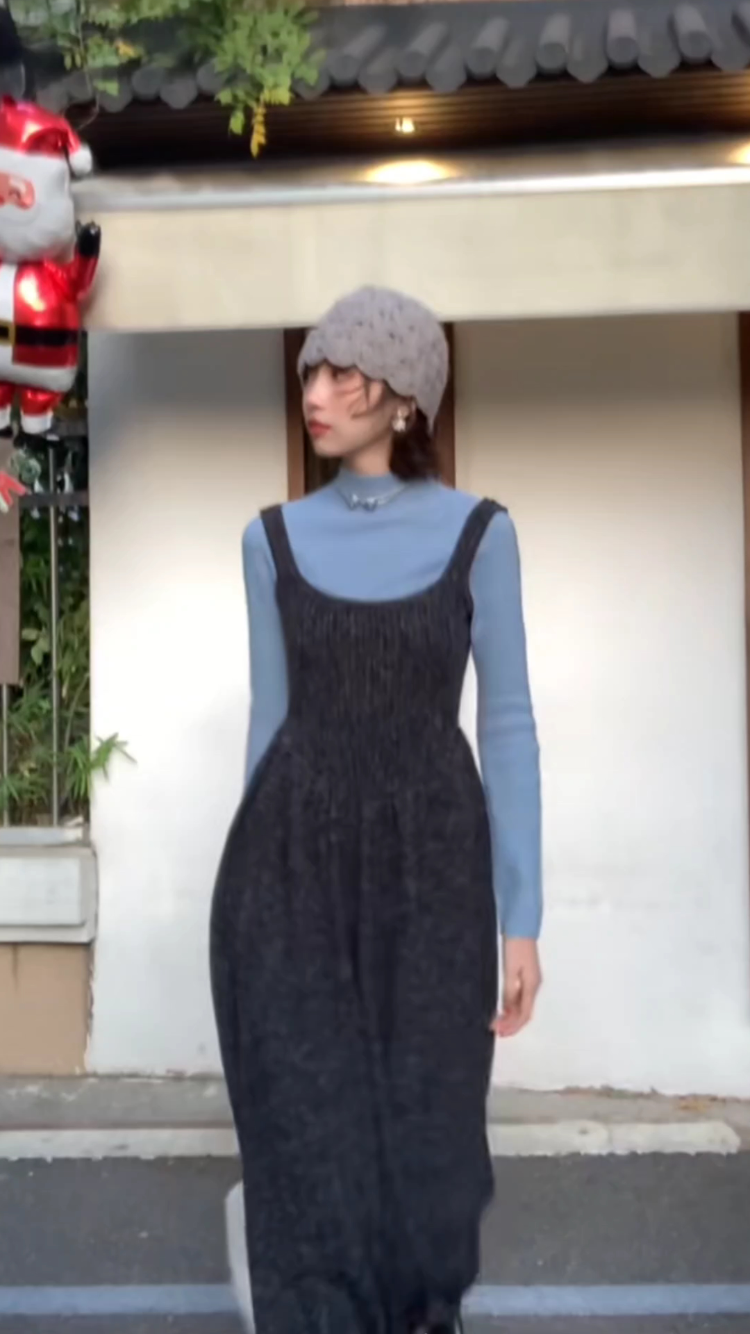 Sleeveless Knit Sweater Dress Set for Women - 2025 Autumn Party & Annual Meeting - Image 3