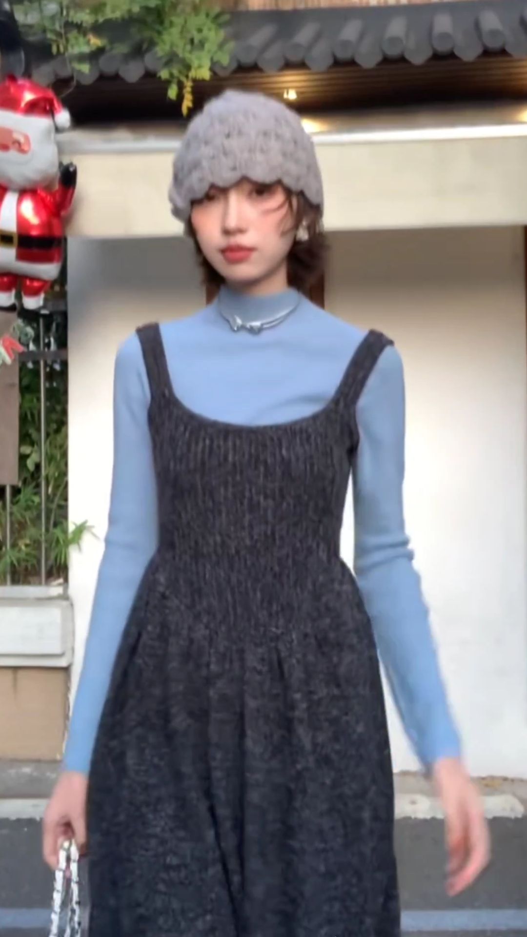 Sleeveless Knit Sweater Dress Set for Women - 2025 Autumn Party & Annual Meeting - Image 4